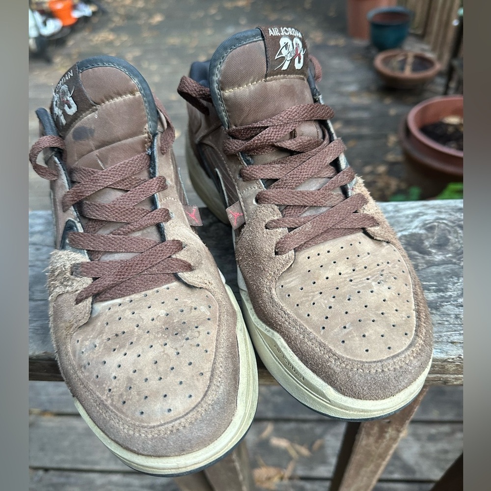 Nike Air Jordan’s Sneakers Cacao Wow Brown Stadium 90 Size 7 Youth